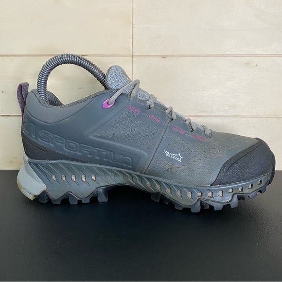 La Sportiva Spire GTX Grey Women's Size 6 Hiking Shoes Waterproof Gore-Tex - Picture 3 of 11